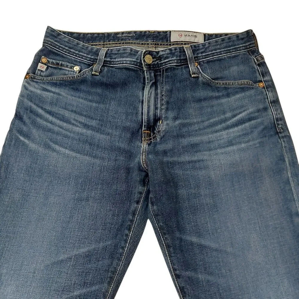 Adriano Goldchmied Jeans Mens 32x31 Blue The Graduate Tailored Fit Stretch Denim
